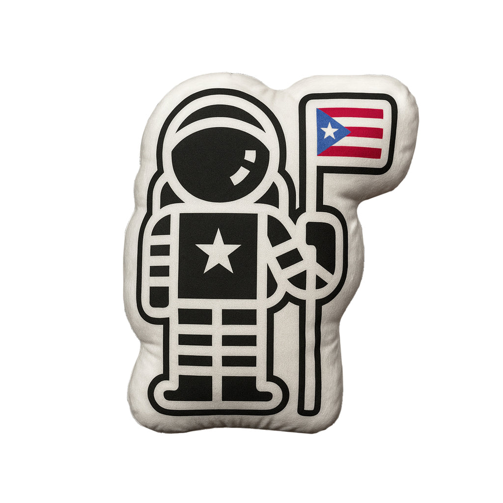Astro Boricua Custom Shaped Pillow