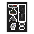 Astro Space Mountains Sticker Sheet